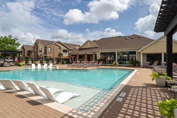 Beautiful Outdoor pool at Grand Villas at Cinco Ranch, Katy, TX, 77494